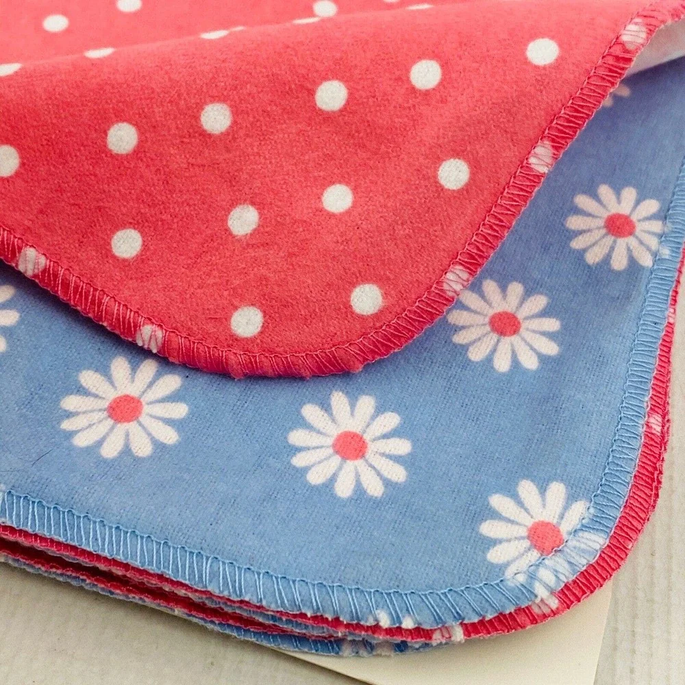 Gerber Baby Terry Hooded Towels & Reusable Flannel Wipes Lot Giraffe Stripes New